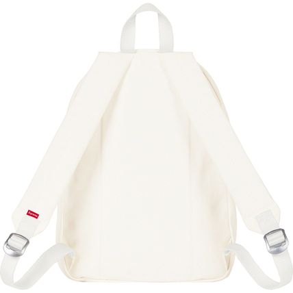 Supreme Street Style Skater Style Backpack 'White Red' SUP-SS22-786