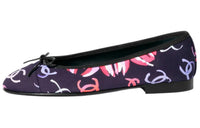 CHANEL Casual Single Shoes 1cm Women's Purple