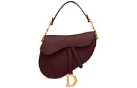 DIOR Cow Leather Saddle Bag Women's Fuchsia