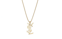 SAINT LAURENT Metal Necklaces Women's Gold