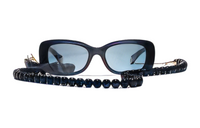 CHANEL Sunglasses Women's Blue