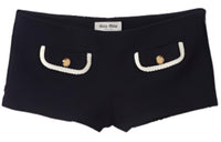 MIU MIU SS24 Casual Shorts Women's Blue