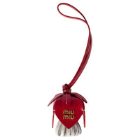 MIU MIU Calfskin Bag Accessory Women's Red & White