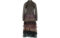 CELINE Long-Sleeved Dresses Women's Multicolor