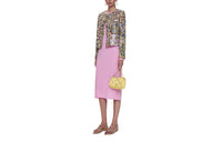 CHANEL SS21 Long-Sleeved A-Line Dress Women's Pink
