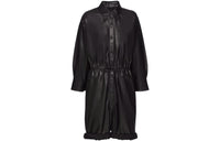 PRADA Drawstring-waist Long-sleeve Playsuit