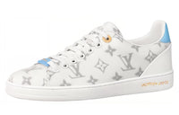 LOUIS VUITTON Stylish Skateboarding Shoes Women's Blue White