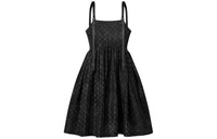 LOUIS VUITTON Leather Strap Monogram Cloud Dress