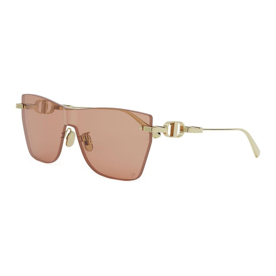 DIOR Square Sunglasses Women's Gold