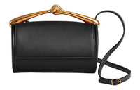 HERMES Maximors Swift Calfskin Shoulder Bag Women's 89 Noir Black