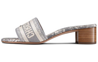 DIOR Dway Slide Slippers Women's Gray