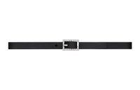 SAINT LAURENT Rhinestone Buckle Choker 'Black/Palladium'