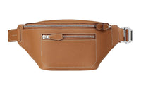 HERMES Cityslide Evercolor Leather Fanny Pack Women's Brown