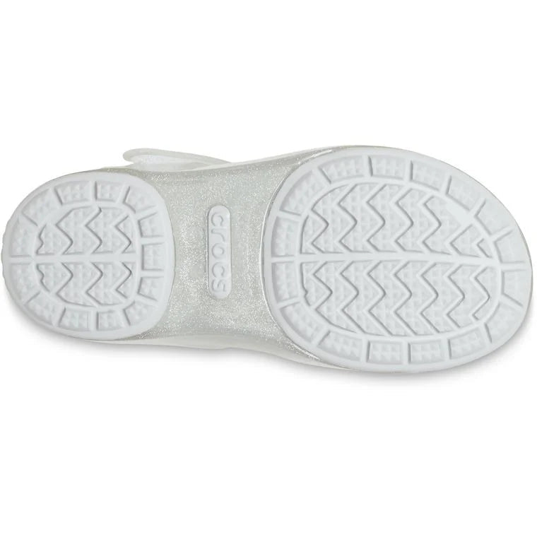 (GS) Crocs Isabella Glitter Sandals 'White' 208444-0IC