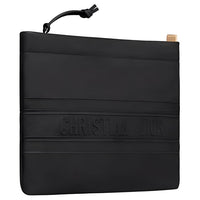 DIOR Calfskin Clutch Men's Pure Black