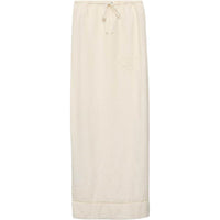 PRADA Embroidered Linen Skirt
