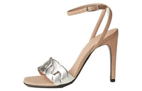 HERMES Strap Sandals 10.4cm Women's Gray