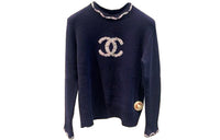 CHANEL SS21 Sweater Women's Dark Blue