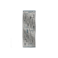 HERMES Cashmere Silk Knit Scarves Men's Blue