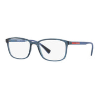 PRADA Acetate Rectangular Eyeglass Frames Men's Blue