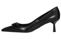 PRADA Spazzolato Heels 'Black' Women's
