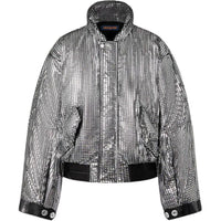 LOUIS VUITTON Jackets Coats Women's Silver
