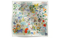 HERMES Silk Scarves Women's Green