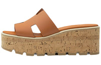 HERMES Eze Slip Resistant Slide Slippers Women's Brown