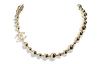 CHANEL Necklaces Women's Gold