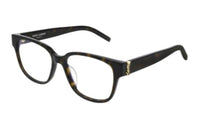 SAINT LAURENT Plastic Square Eyeglass Frames Women's Black