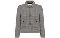 DIOR Quarterly New Products Jackets Women's Black/White