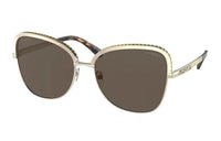 CHANEL Sunglasses Women's Gold Brown