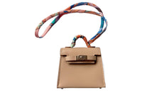 HERMES Pendants Unisex Pink Gray