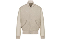 DIOR SS24 Leather Jacket Men's Ecru