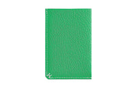HERMES Mysore Goat Skin Wallets Card Holders Unisex Comics Green With Bubble Green