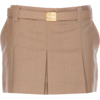 MIU MIU SS24 Casual Short Skirts Women's Beige
