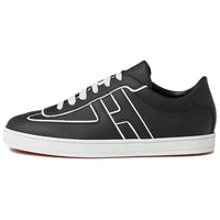 HERMES Boomerang Low Top Skateboard Shoes Men's Black