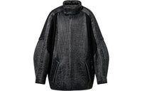 LOUIS VUITTON Pinstripe Quilted Egg Coat