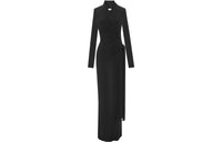 SAINT LAURENT Long-Sleeved Dresses Women's Black