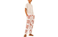 HERMES Knitted Sweatpants Women's Chestnut Brown