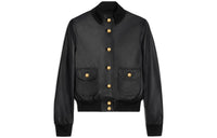 CELINE FW23 Leather Jacket Women's Black