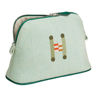 HERMES Bolide Cotton Storage Bag Mini Women's Cloud White & Mint Green