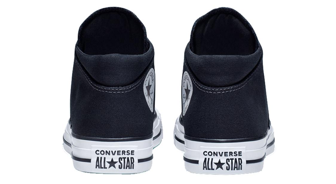 (WMNS) Converse Chuck Taylor All Star Madison Mid Canvas Black White 563512F