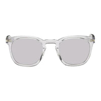 SAINT LAURENT Square Sunglasses Men's Transparent
