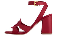 LOUIS VUITTON Isola Strap Sandals 8.5cm Women's Red