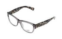 DIOR Acetate Square Eyeglass Frames Women's Gray