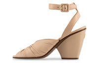 LOUIS VUITTON Olympia Strap Sandals Women's Beige