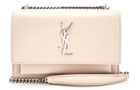 SAINT LAURENT SUNSET Smooth Leather Wallets Shoulder Bag Crossbody Bag Mini Women's Pink