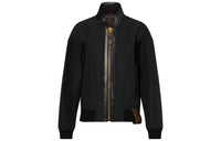 LOUIS VUITTON Leather Accent Parka