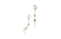 CHANEL Earrings Women's Silver